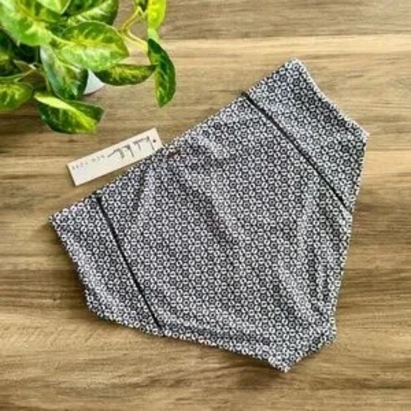 NWT Nicole Miller High-Waisted Bikini Bottom Geometric Print Size L - Picture 12 of 16